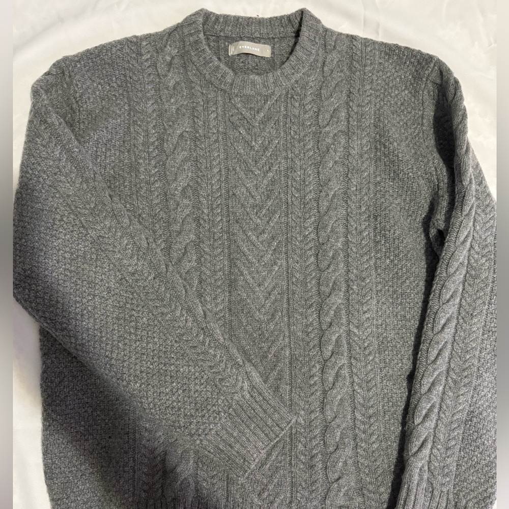 Everlane Cable Knit Sweater